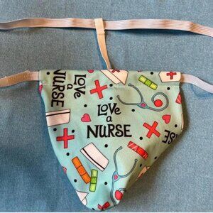 Mens LOVE A NURSE Gstring Thong Male Nursing Hospital Lingerie Unde…